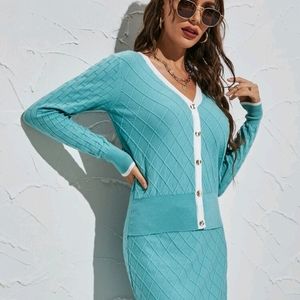 V-Neck Button Up Cardigan